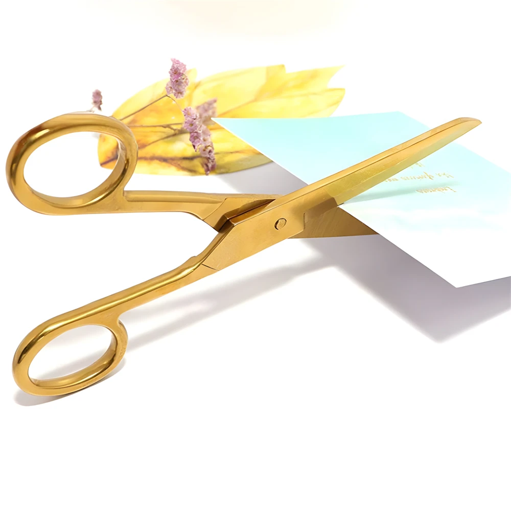 1PC, Stainless Steel Sewing Scissors Retro Tailor Thread Embroidery Fabric Household Scissors Pet Scissors DIY Sewing Tools - view 5