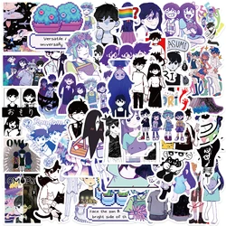 50pcs Hot Game Omori Stickers Skateboard chitarra Laptop moto bagagli bici auto telefono Cool Sticker giocattolo per bambini