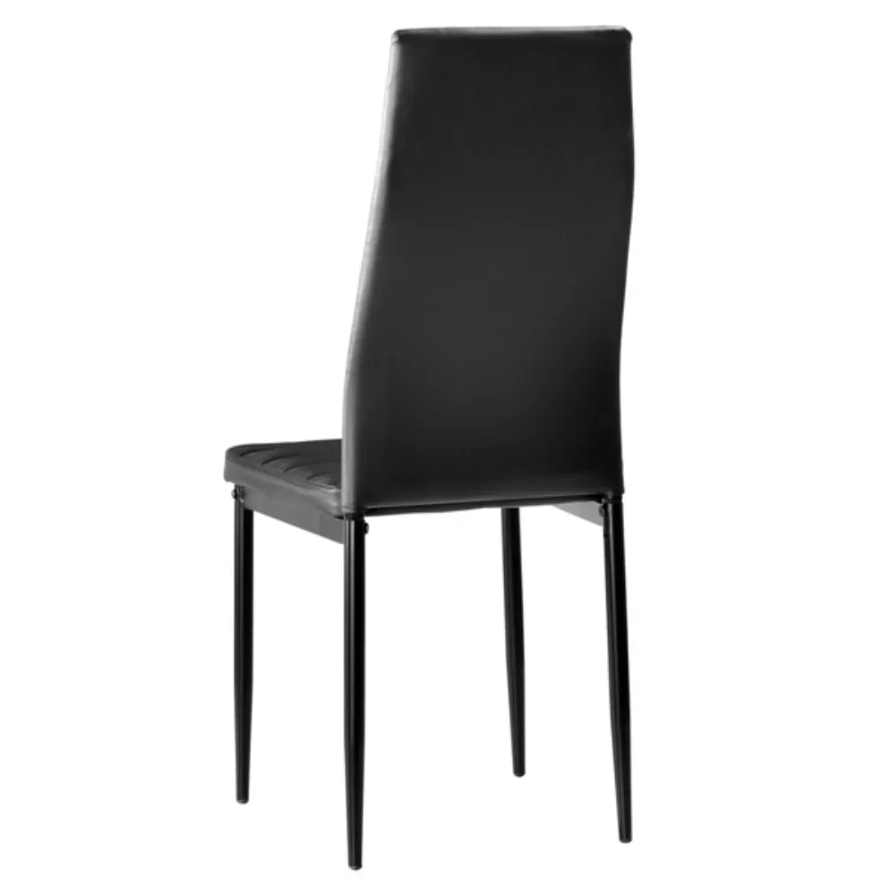 High Backrest Dining Chairs 6pcs Elegant Assembled Stripping Texture,Modern, minimalist and atmospheric Chairs