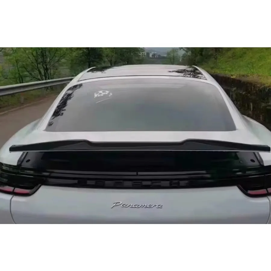 Untuk Porsche Panamera 971 sirip ekor serat karbon Spoiler bagasi belakang panduan sayap belakang didiverdimodifikasi kit Tubuh ditingkatkan