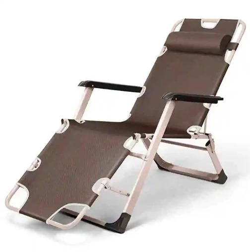 كرسي صالة قابل للطي ثنائي الاستخدام كرسي منزلي خارجي كسول شرفة شمس كرسي متعدد الوظائف #3