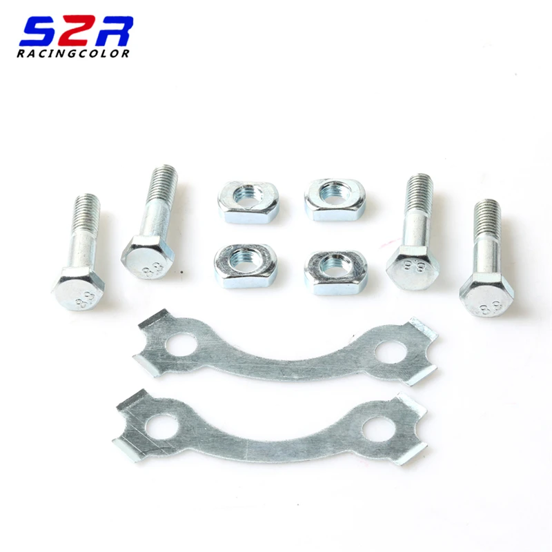 Motorcycle Rear Sprocket Retainer Locker Bolts Washer Nut for YAMAHA YBR125 YBR 125 Dirt Bike Clutch Hub Buffer Bolt Screw