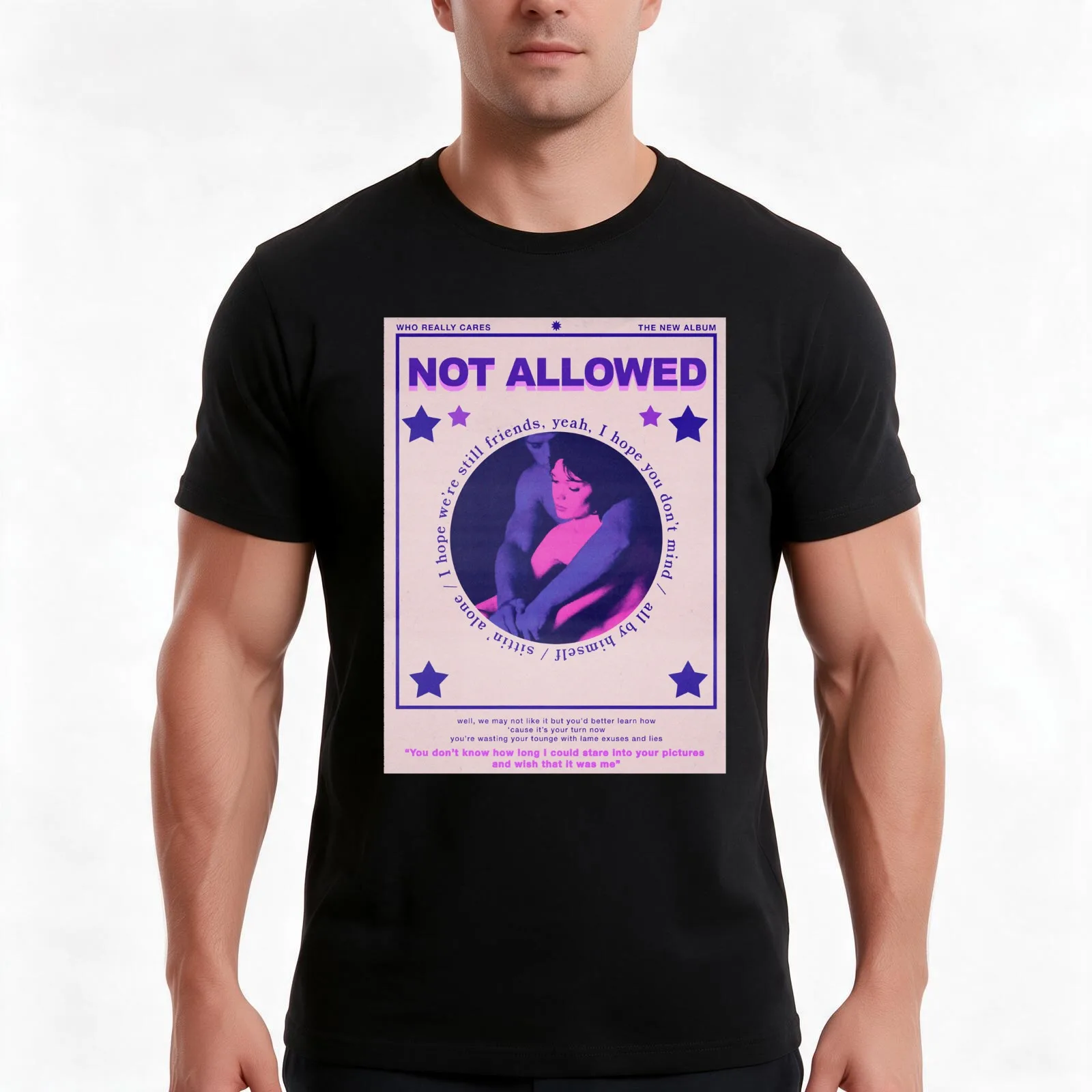 Mens My Favorite Tv Girl Gifts Vintage Photograp T-Shirt, Summer Casual Cotton Tee, Oversized Streetwear Tops, Unisex Men Women