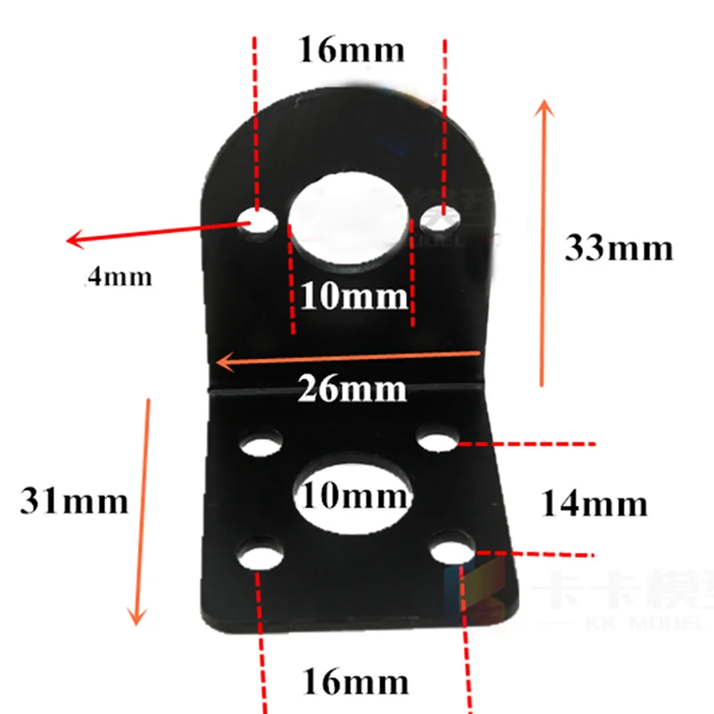 1PC High Speed 12V~24V DC Motor Holder Stand Bracket Mount for Hand Mini Drill PCB Drilling fit 365 385 380 390 Motor 33*31*26mm