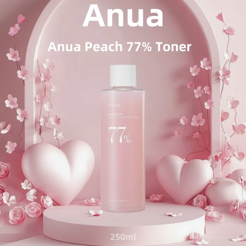 Anua Peach 77% Niacin Essence Toner 250ml Brightening Toner Niacinamide, Panthenol, Ceramide, Glass Skin, Korean Skin Care