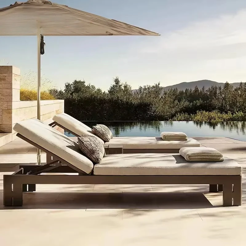 

Terrace Chairs Chairs Outdoor Beach Metal Aluminum Outdoor Furniture Modern Hotel Garden Outdoor
