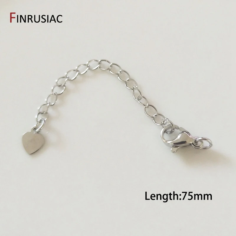 12 Pièces Chaînes Extender Collier Bracelet Or Rose, Or Et Argent - Fermoir Homard Acier Inoxydable