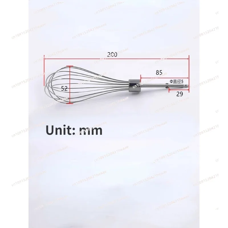 Adecuado para batidor eléctrico HR3700, varilla mezcladora, cabezal de batidor de acero inoxidable, accesorios para batidor de huevos