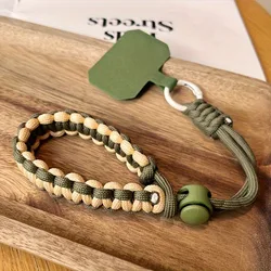 Universal Wrist Strap Handwoven Adjustable Mobile Phone Case Lanyards Outdoor Sports Anti-Lost Bracelet Hanging Charm Weave Cord