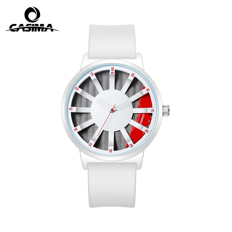CASIMA Silicone Strap Sports Watches, Students Watches Couple Watches Quartz Movement, Waterproof, Model CS2151-1035