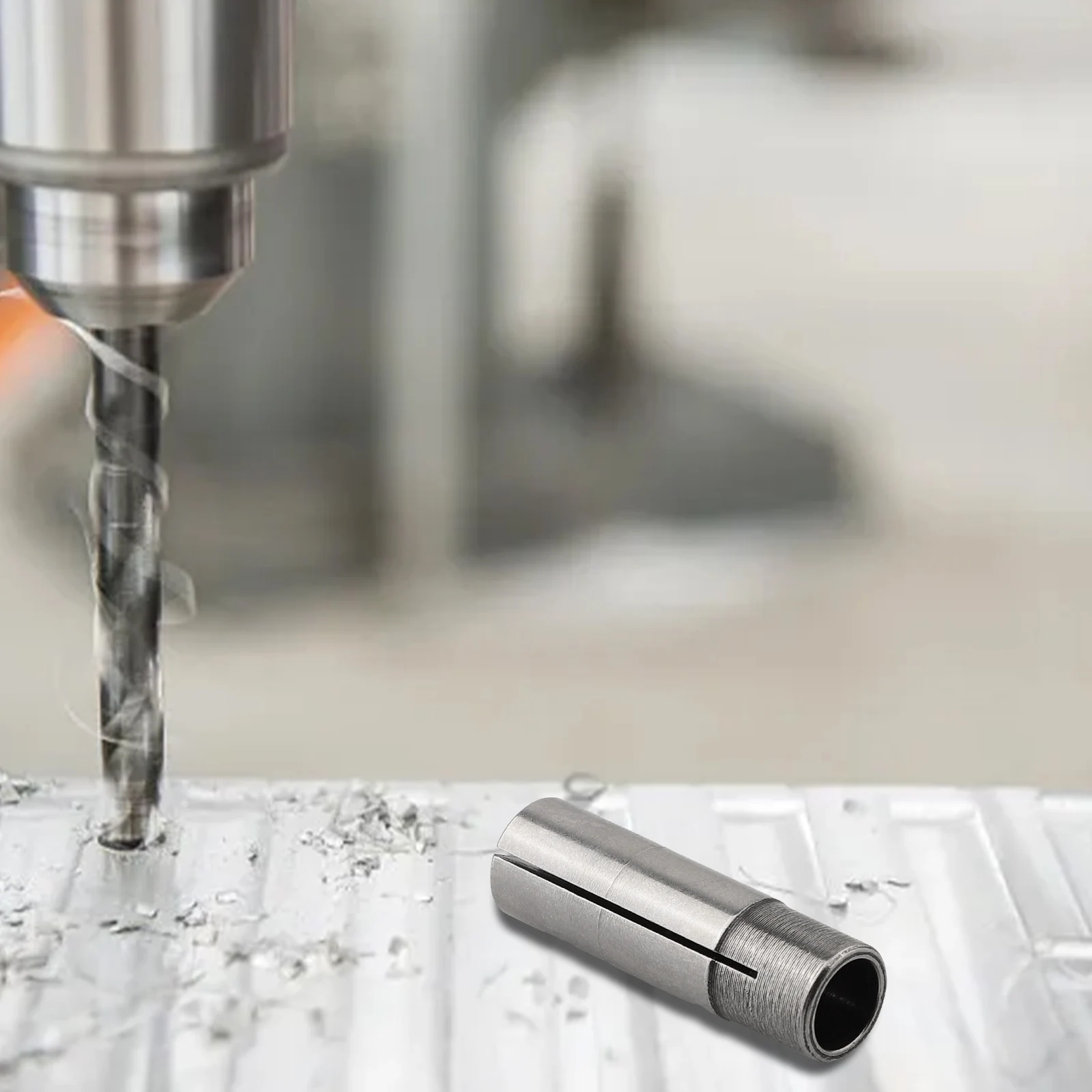 1/2"  1/4"  1/8" Collet Adaptor Shank Reducer Drill Bit For CNC Spindle Router 4 6 8 10mm Milling Cutter Machine Accessories