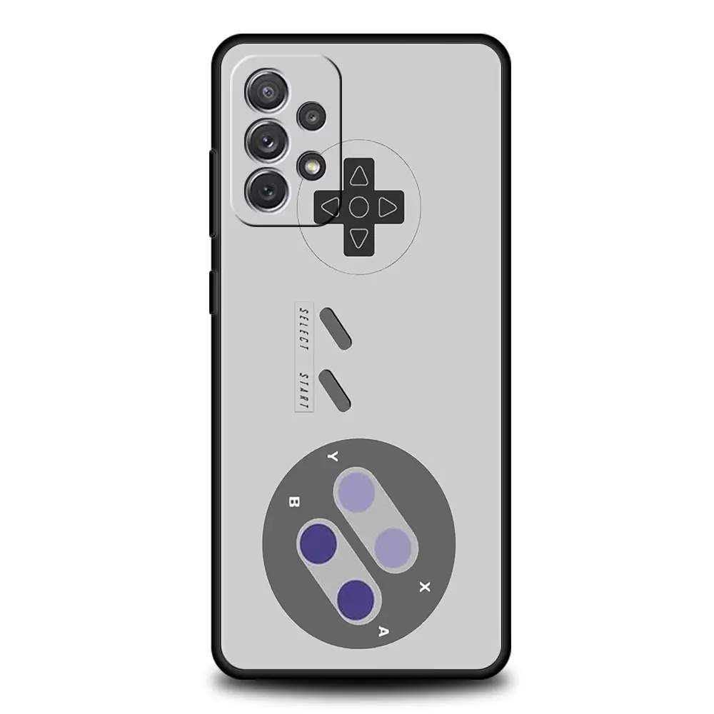 Fall Für Samsung A15 A13 A51 A71 A41 A31 A21S A03S A05 A12 A32 A52 A23 A25 A33 A53 a73 5G Abdeckung Video Game Boy Vintage GamePad