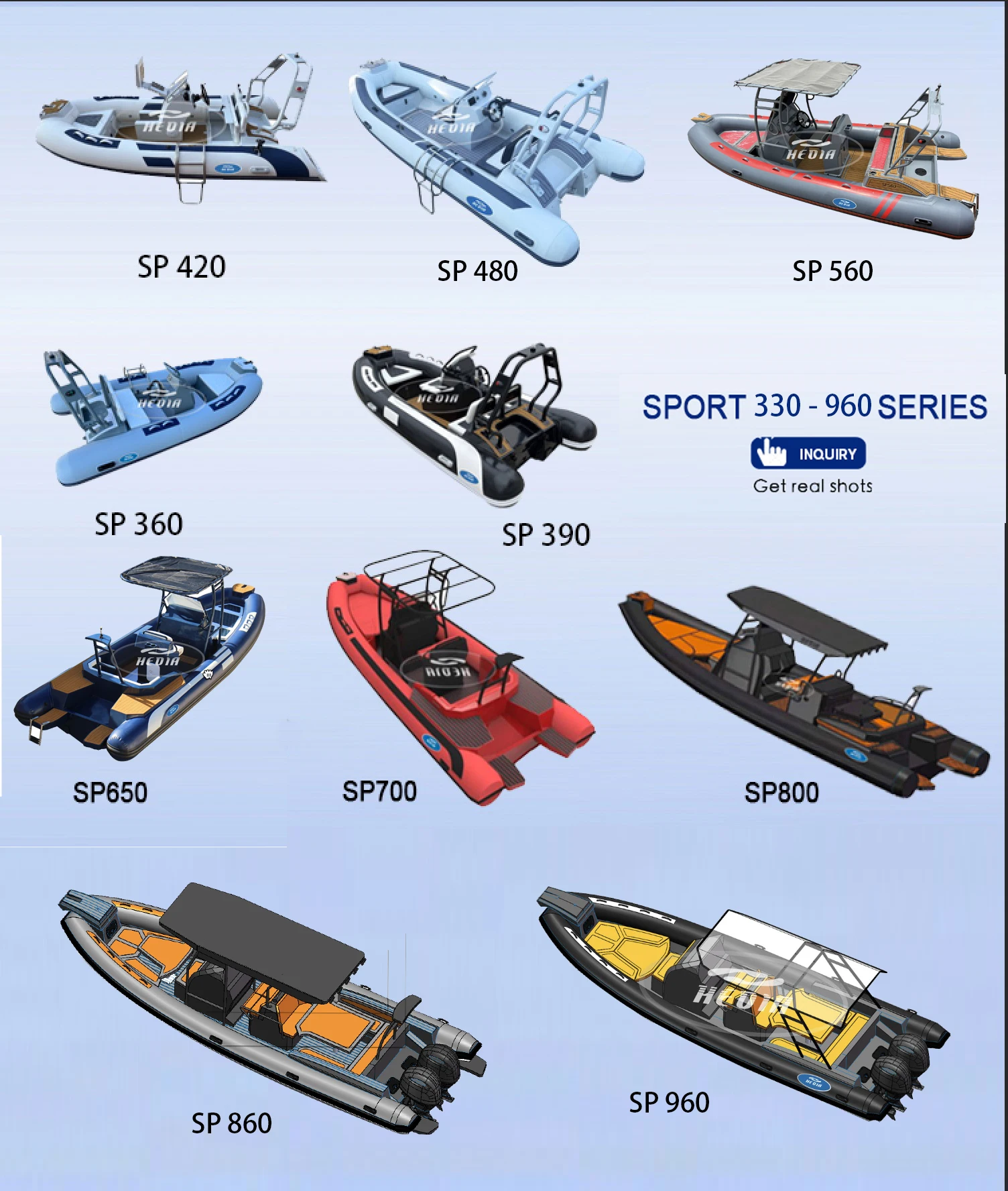 28ft rigid 860 960 patrol aluminium hull rib inflatable boat 860 with outboard motor