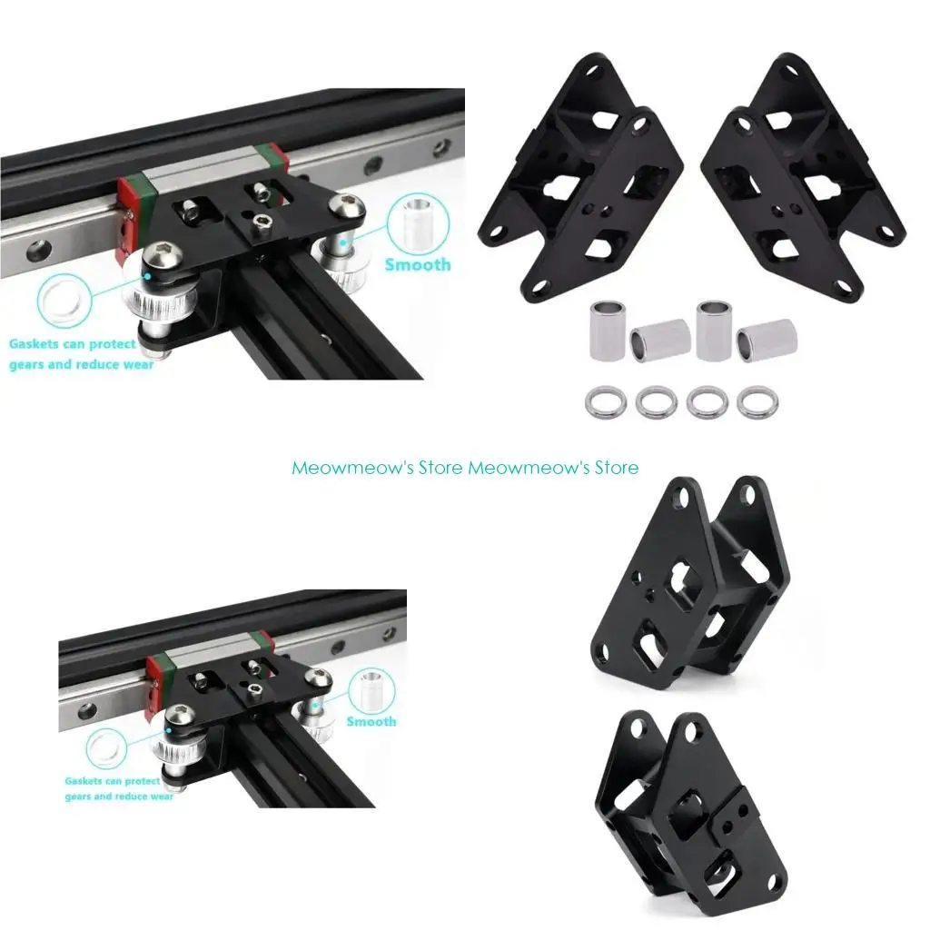 

W91A 2Pcs Aluminum Y Gantry Guide 3D Printing Accessories For Ultra-High-Speed For Vzbot 3D Printer Lightweight
