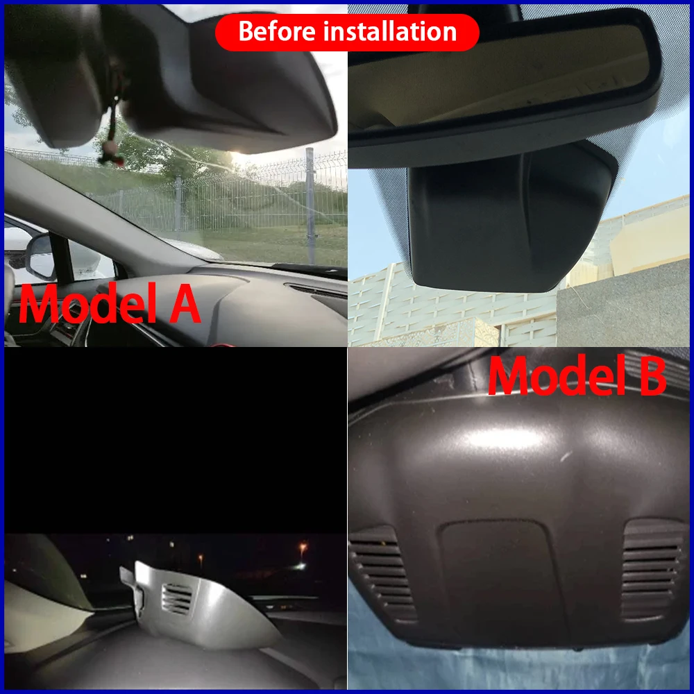 4K Car DVR Dash Cam Wifi Front Rear Camera 24h for Ford Mondeo Fusion CD391 2013 2014 2015 2016 2017 2018 2019 2020 2021 2022