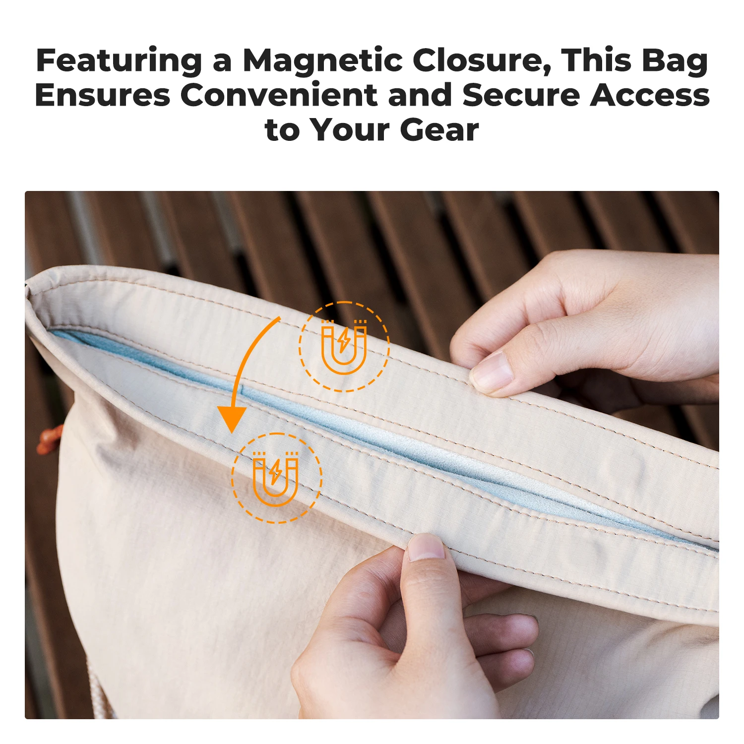 K&F Concept Sling Bag 5L Cloud Bag Shoulder Versatile Liner Camera Bag Handbag Camera Strap Polyester Fabric — zdjęcie 5