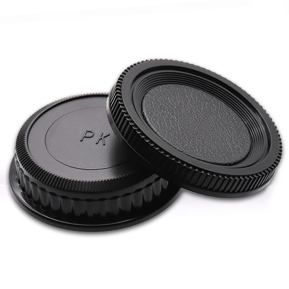 Portable Rear Lens And Body Cap Cover For Pentax K PK Mount camera Body Cover + Rear Lens Cap Cover Set