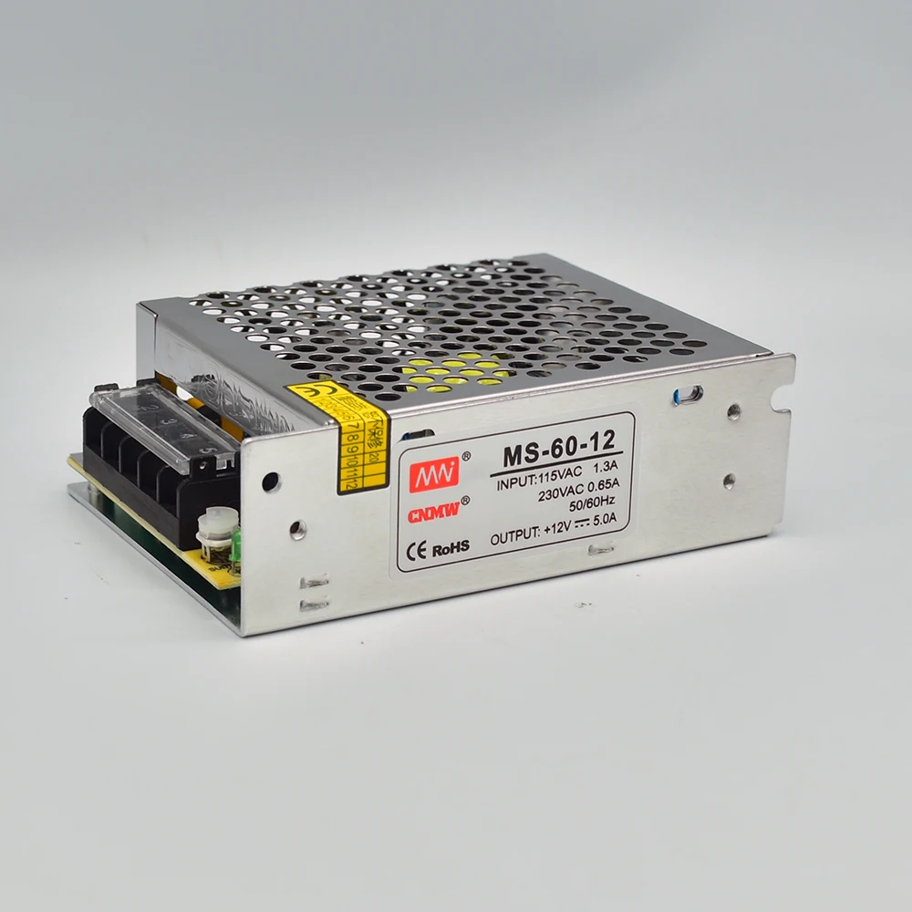 5A 12VDC /24v 2.5AVoltage Converter Universal Regulated Switch Power Supply for LED Power Supply Regulated Switch
