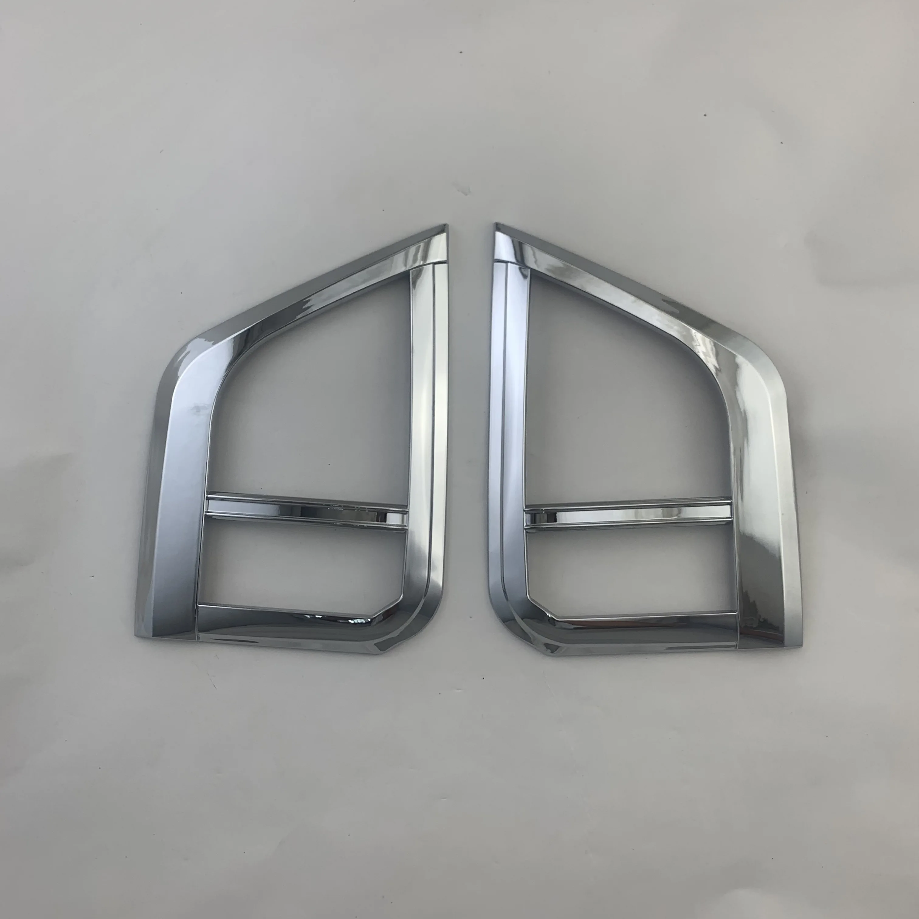 2pc New Car ABS Chrome Accessories Plated Front Fog Lamp Cover Trim Paste Style For Mitsubishi Triton L200 2019 2020 2021 2022