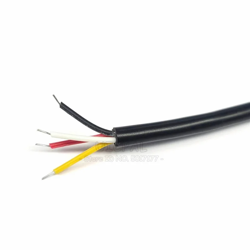 1M Humidity Sensor Probe Cable Waterproof 304 Stainless Steel Head SHT20 SHT30 SHT40 Digital Temperature Sensor I2C 3.0MM