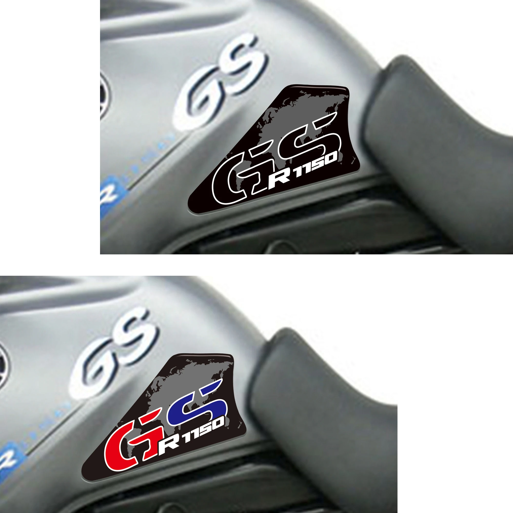 

Motorcycle Tank Knee Pad Grips 3D stickers Decals Protector Gas Fuel Oil KitFor BMW R1150GS R 1150 GSA