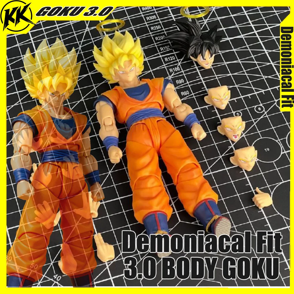 

Demoniacal Fit Dragon Ball Figures Super Saiyan 3.0 Goku Action Figure Goku Dbz Warrior From The Other Shore Model DESK Gift Toy