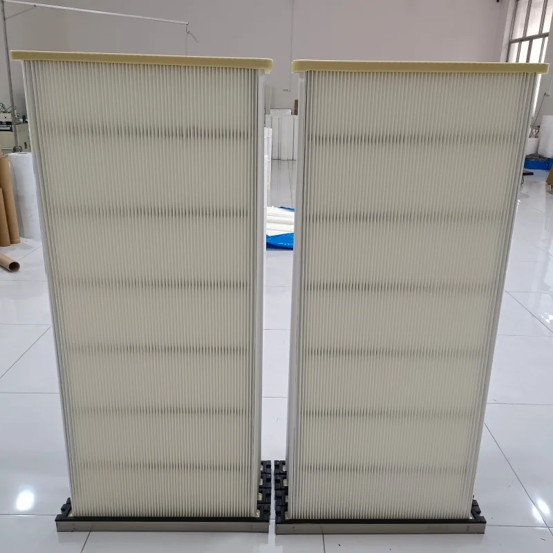 Industrial Filtration Element Frame Pleated Panel HEPA Air Filter