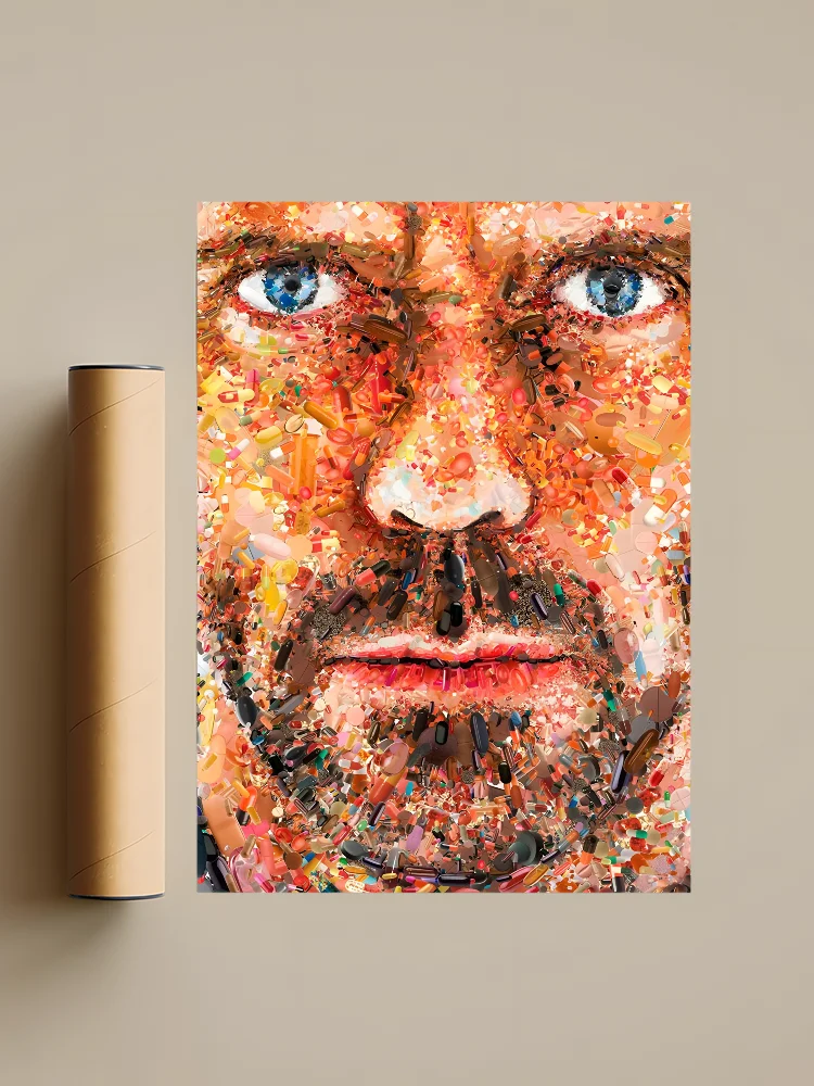 Maison MD TV classique Vintage affiche HD Art collant mur étanche maison salon chambre Bar décoration esthétique