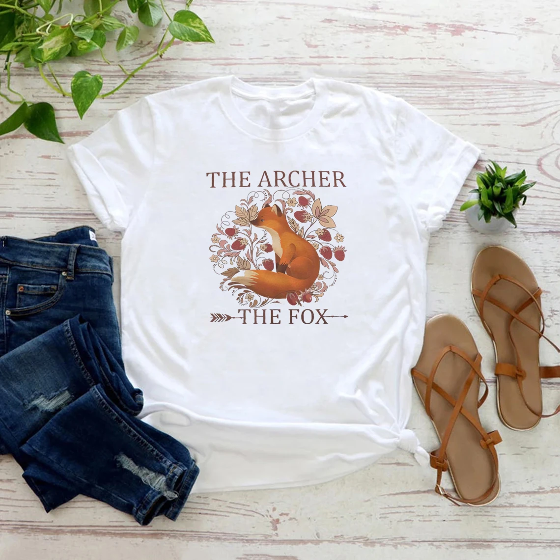 The archer and the fox pastel shirt bookish Once Upon A Broken Heart EvajacksT-shirt fantasy books T-shirt women\'s reader Tee