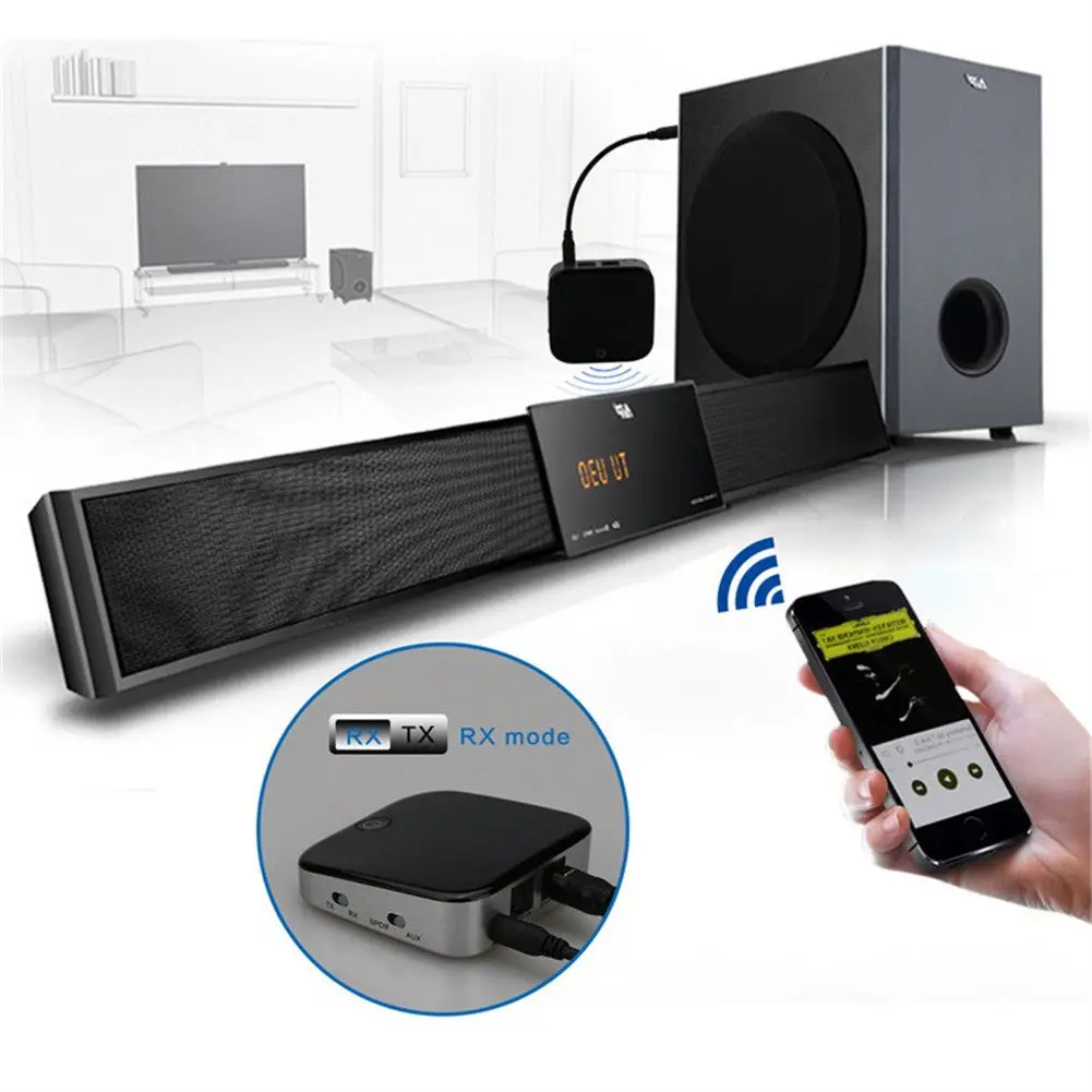 

High Quality Sound Universal Compatibility Crystal Clear Sound Versatile Enhanced Audio Easy To Use Aptx Transmitter