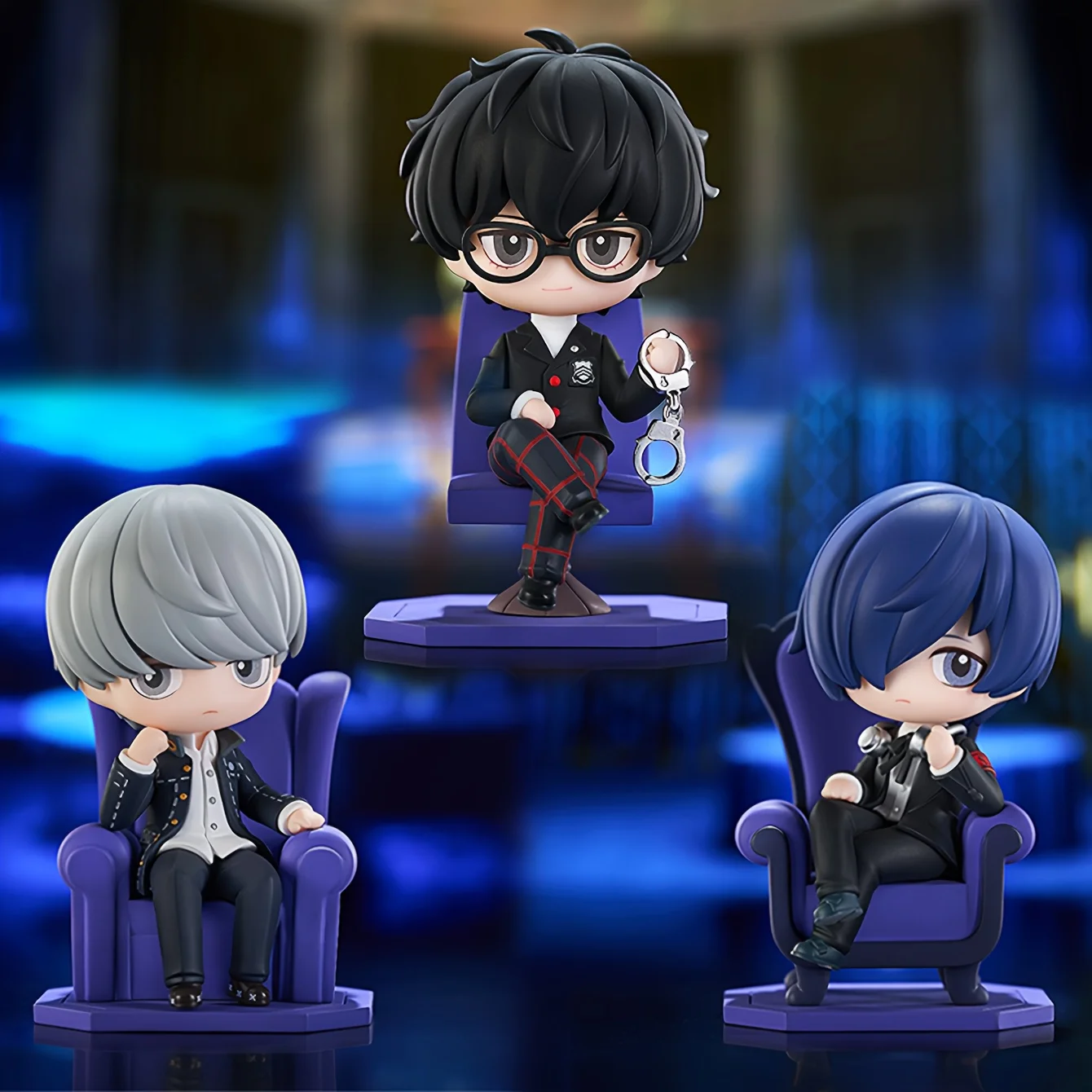

PERSONA Q Amamiya Ren Yuuki Makoto Yu Narukami Model Statue Anime Peripherals Car Ornaments Home Ornaments Small