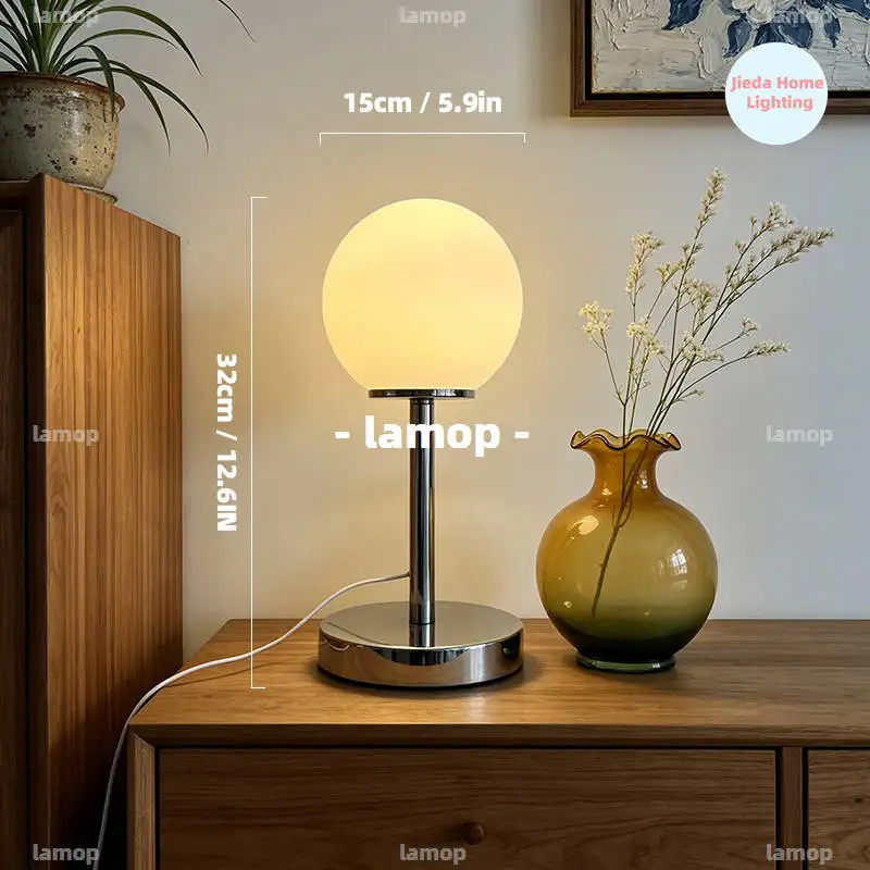 Postmodern Mid-century Bauhaus Lamp Ins-style High-end Lollipop Table Lamp Bedroom Bedside Lamp Decorative Table Lamp