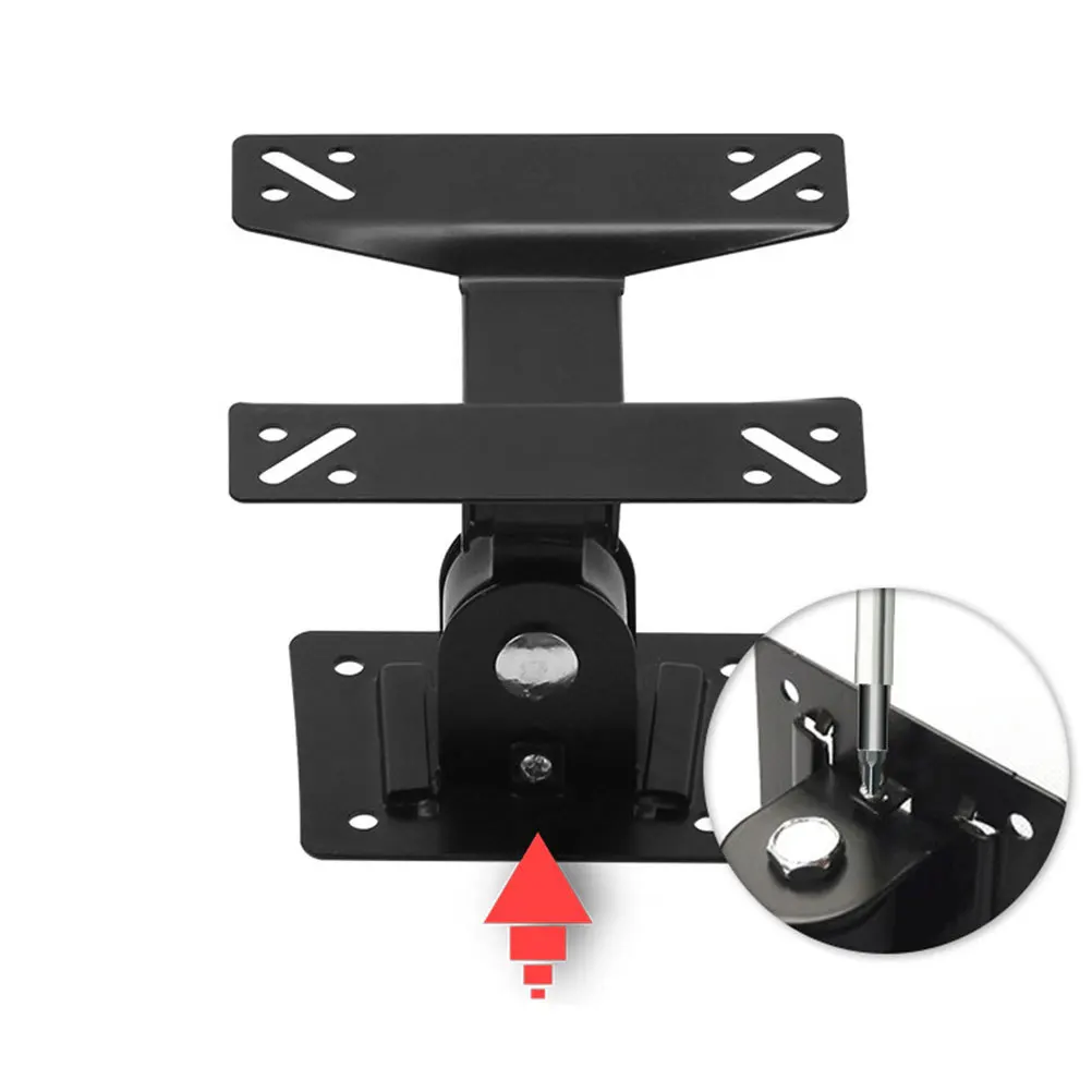

1Pcs LCD Bracket Heavy Duty Steel Adjustable Rotatable Holder Suitable 75 100mm Hole Spacing Easy Install Durable 27 Inches