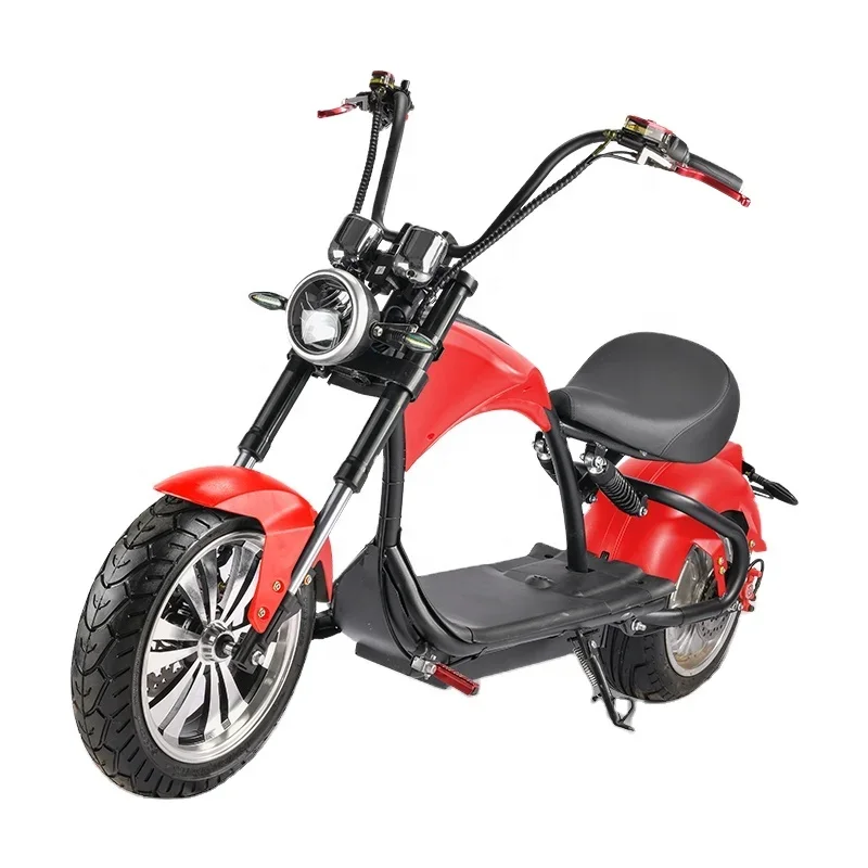 European and American Warehouse Powerful Mobile Removable 60V30AH Lithium Battery Citycoco Adult Electric Motorcycle New Scooter