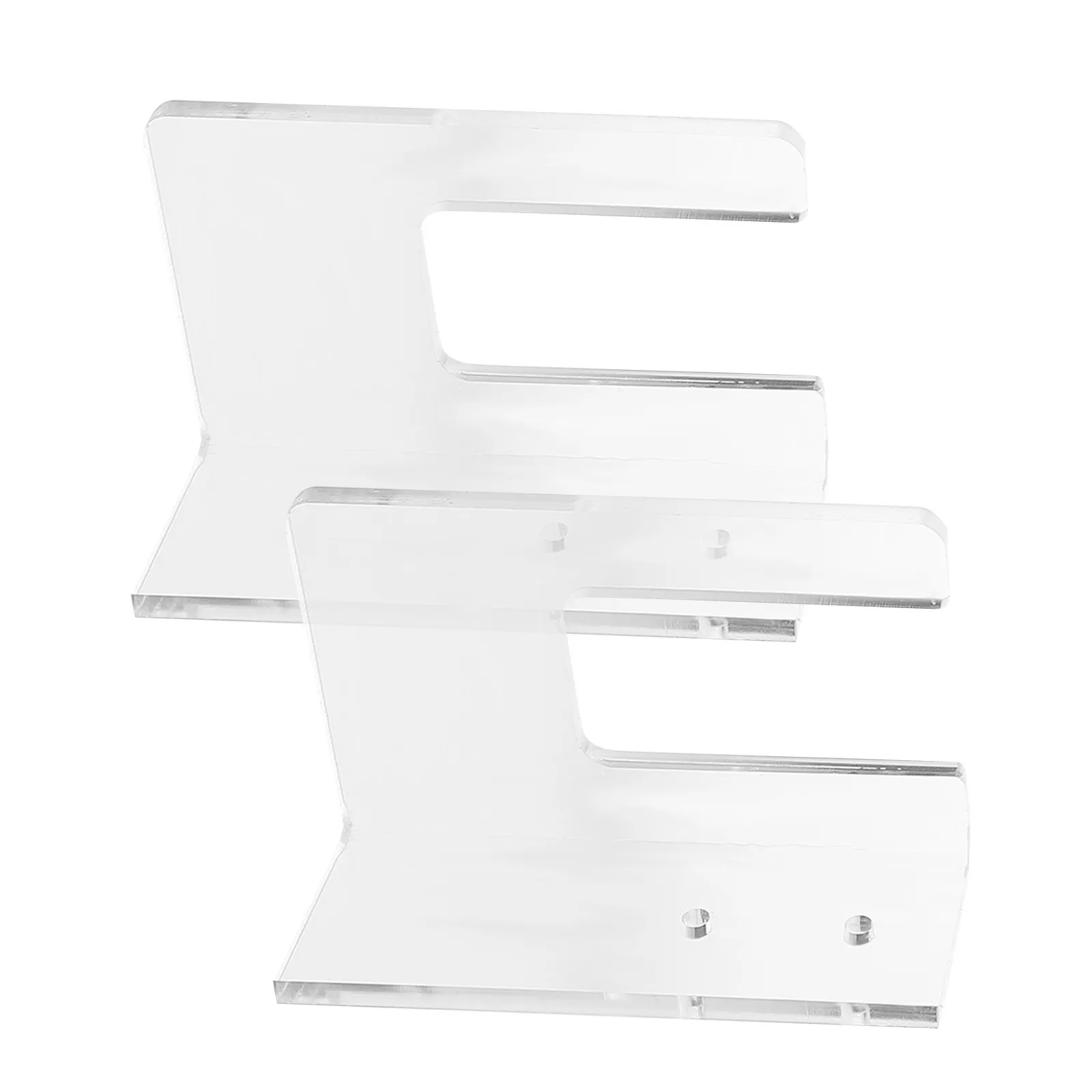 1Set Acrylic Skateboard Wall Mount Display Rack Minimalist Holder for Skateboards Snowboards Wall Mounted Organizer