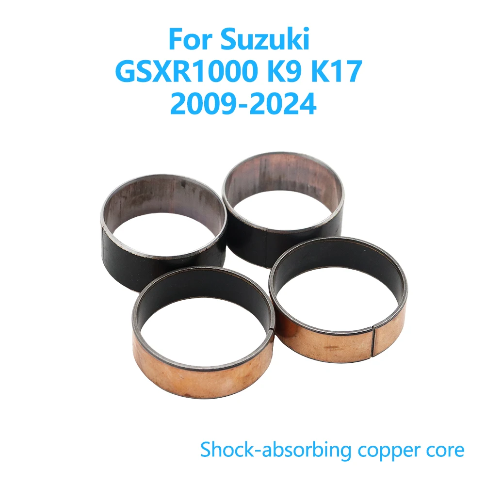 

Front Fork Bushings External Guide Rails Shock Absorption Up Down For Suzuki GSXR1000 GSXR 1000 K9 K17 2009-2024