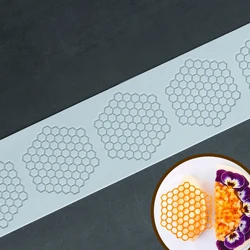 Honey Shape Cake Mold  Decorative Lace Mat Sugar Craft Silicone Pad Fondant Moulds Decorating Tools Baking Accessories