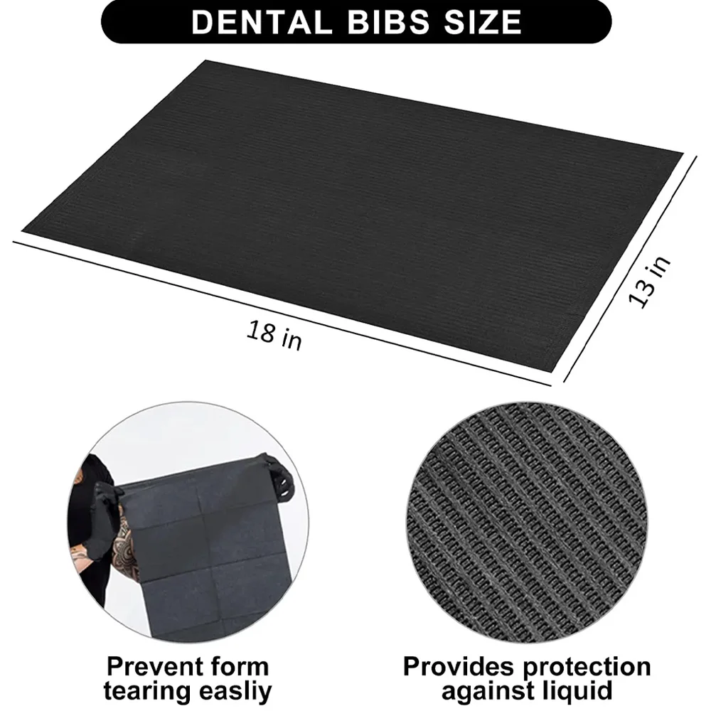 250/125/10pcs Tattoo Clean Pad Waterproof Tattoo Table Covers Dental Bibs Disposable Cleaning Wipes Napkin Tattoo Accessories