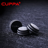 Cuppa-Tip Pool Stick Snooker And Billiard Accessories, America Nine Ball PU Leather  10mm, 12mm, 13mm