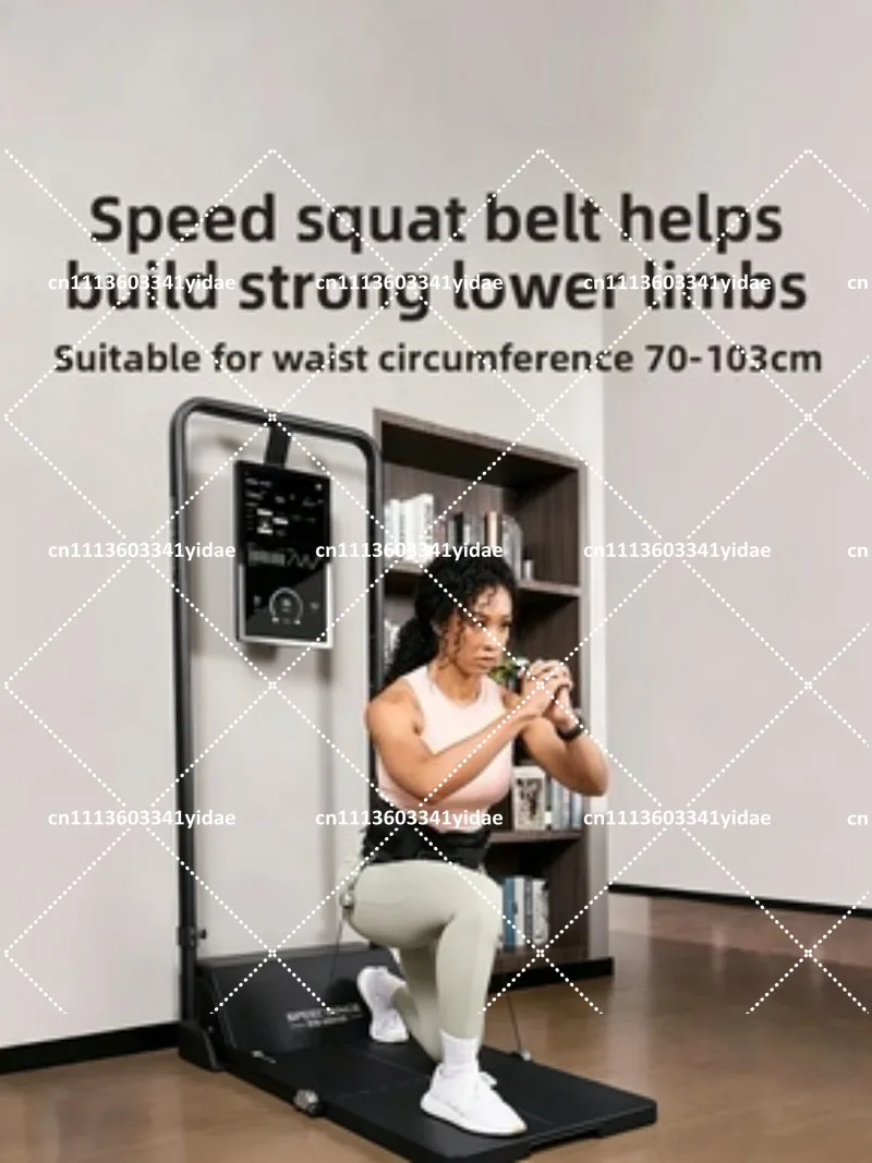 Speed Realm Squat Belt for Weightlifting, Heavy Duty Leather Powerlifting Belt, Adjustable Gym Back Support