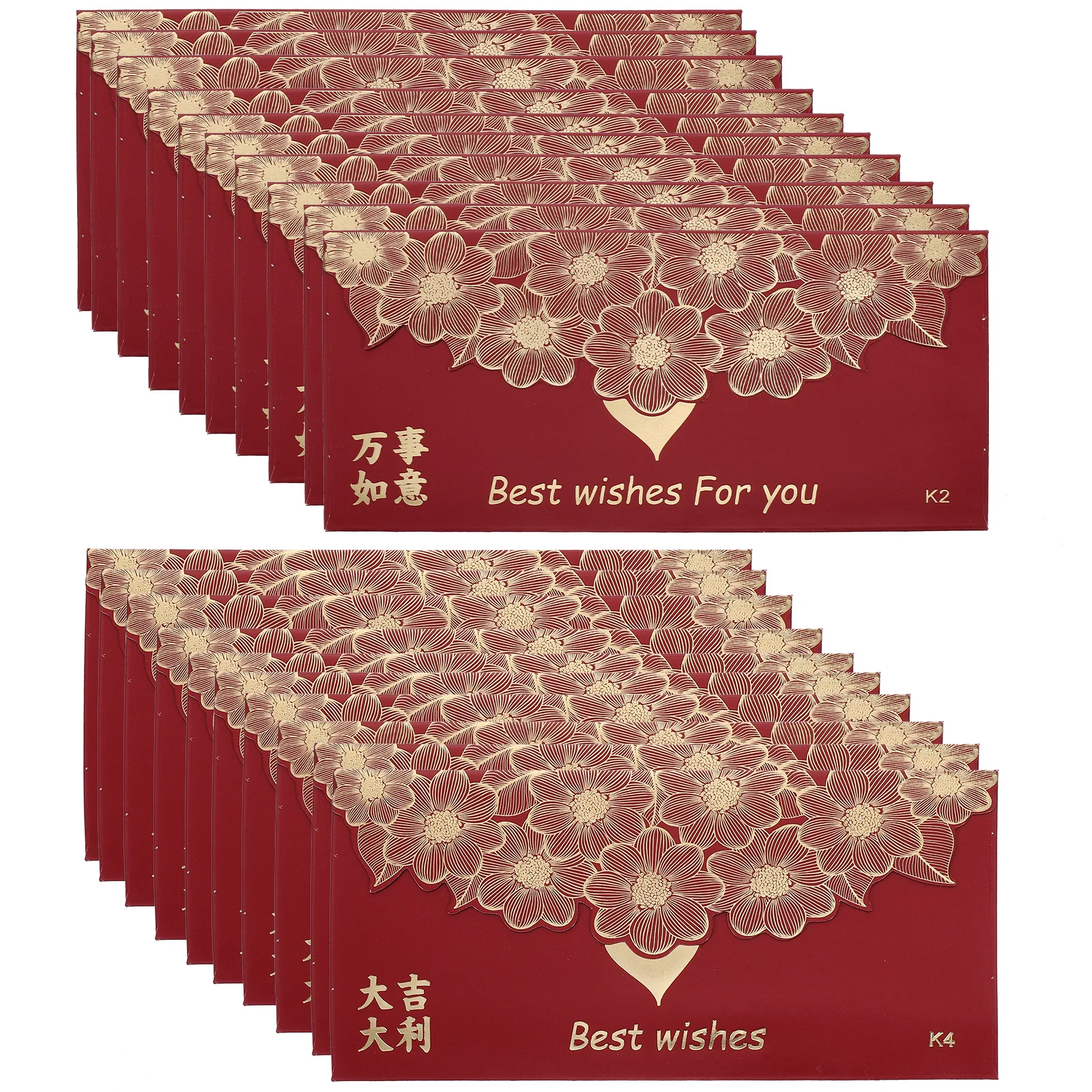

Red Envelope Bag Money Envelopes Packet Wedding Western Style Spring Festival Packets