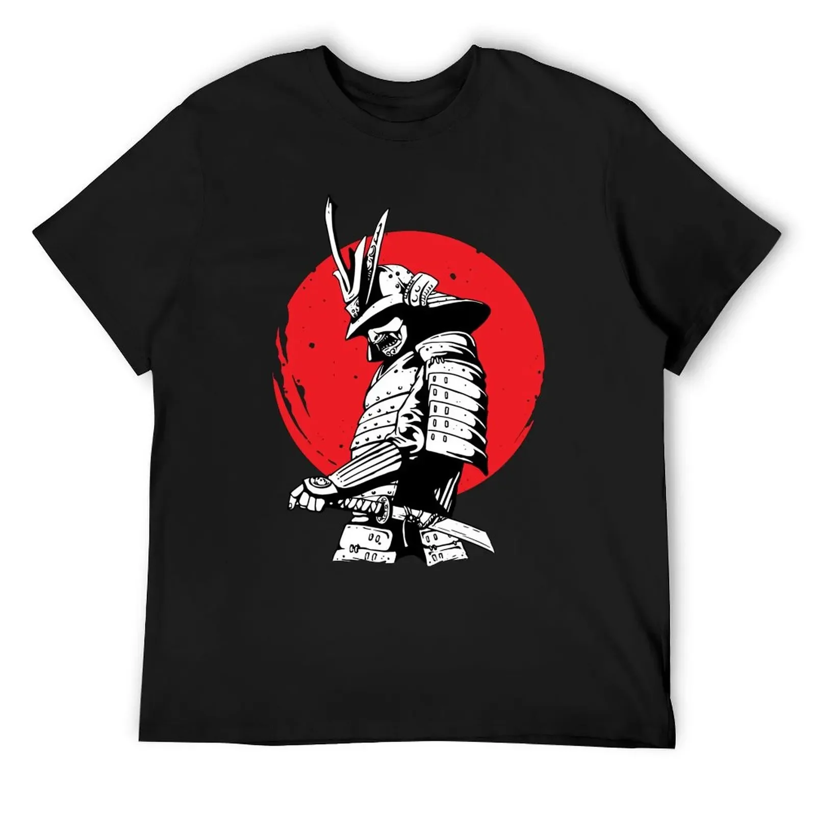 

Samurai Warrior Helmet Japanese Ninja T-Shirt blue archive plus sizes outfits for men