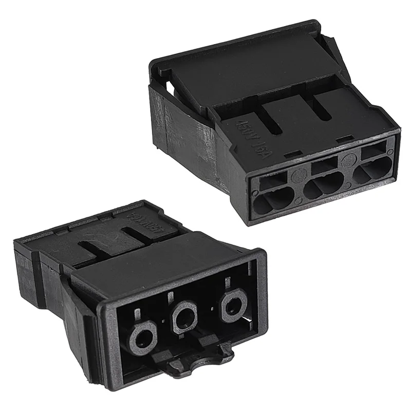 GST18I3S Shell Panel Mount Quick Terminal 450V/16A High Current Lighting Fixture Power Connector One Input Two Output Sockets