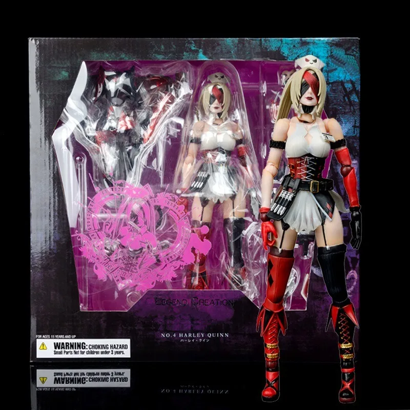 

Hot toys Marvel DC Anime suicide squad Play Arts Harley Quinn joint Movable Action Figure Collectible Model Toy Figures gifts