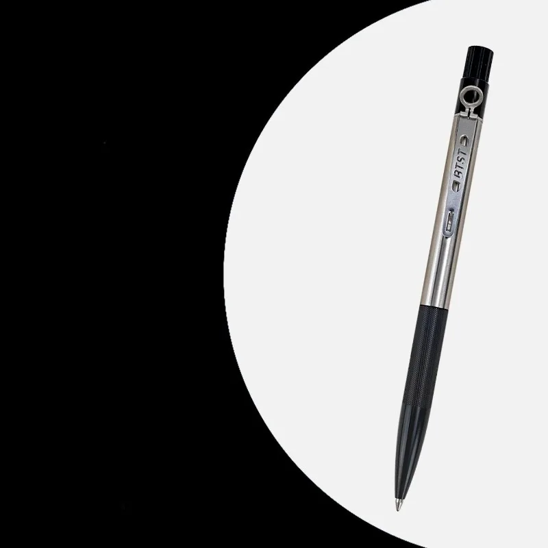 BTST Stainless Steel Metal Pen Body Rollerball Pens Multi Color Double Splicing Metal Ball Neutral Pen Signature Gift Pen 0.5mm