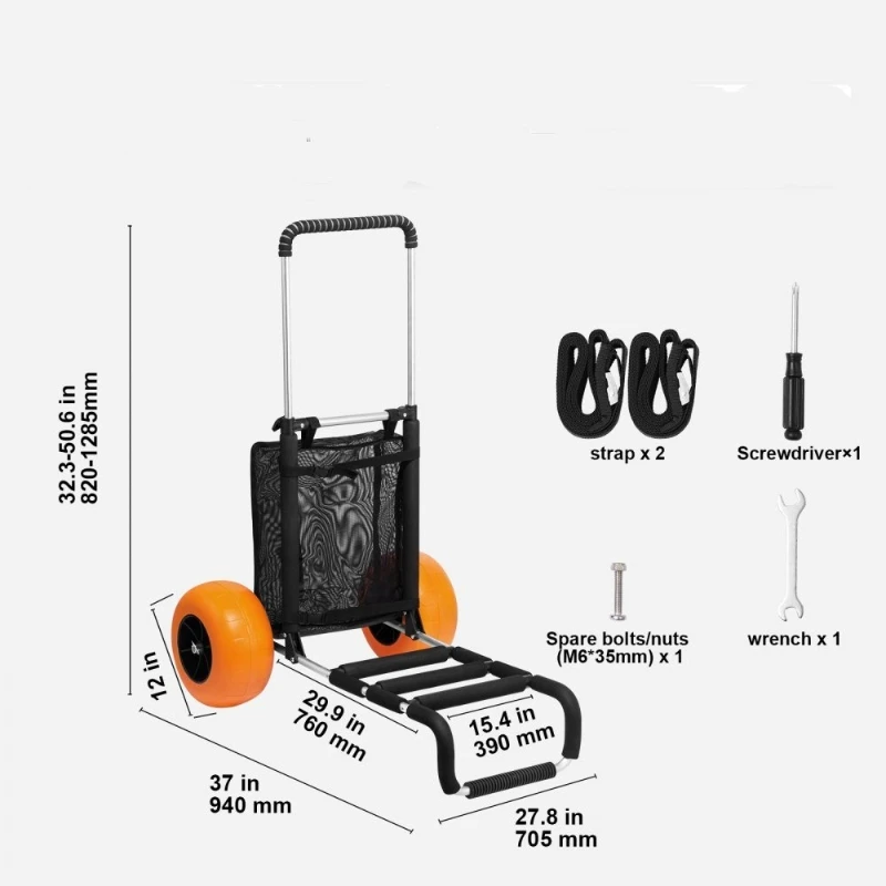 

Oversized Tire Balloon Wheel Beach Wheel Beach Trailer Beach Goods