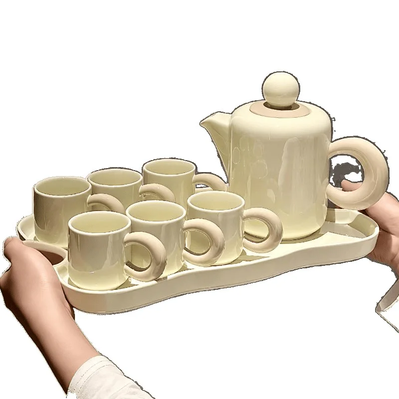 

Ceramic cups, housewarming living room tea set, teacups, light luxury Nordic