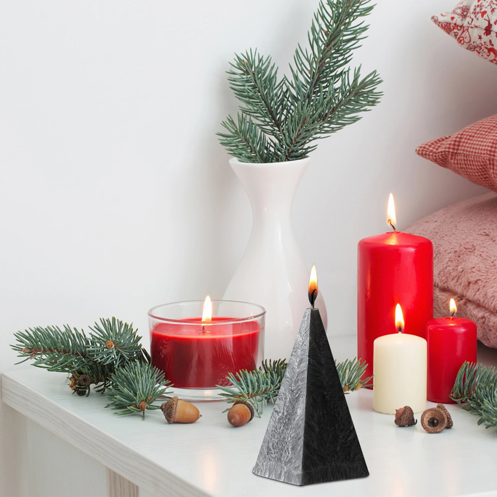 

Diy Scented Mold Plastic Reusable Durable Flexible Transparent For Handmade Crafts Decoration Educational Candles