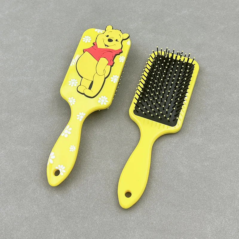 Disney-Stitch Anime Comb para Crianças, Minnie, Air Cushion Combs, Pooh Bear, 3D Massage Comb, Hair care, Hairdressing Tool, Gift for Girls