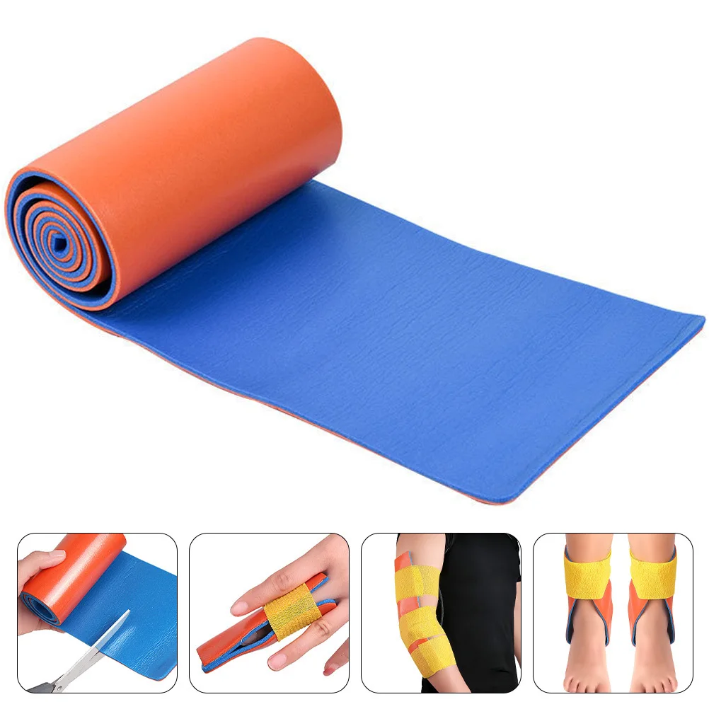 

1 Roll Bone Fracture Splint Roll Flexible Portable Emergency Splint Brace First Aid Kit Lightweight Outdoor Arm Wrist Support